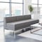 Flash Furniture 3 Piece Gray LeatherSoft Modular Lounge Set ZB-IMAG-MIDCH-3-GY-GG - alternate 1